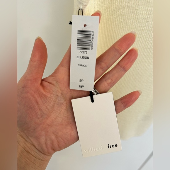 NWT Aritzia Wilfred Free Ellison Tank - Picture 2 of 3